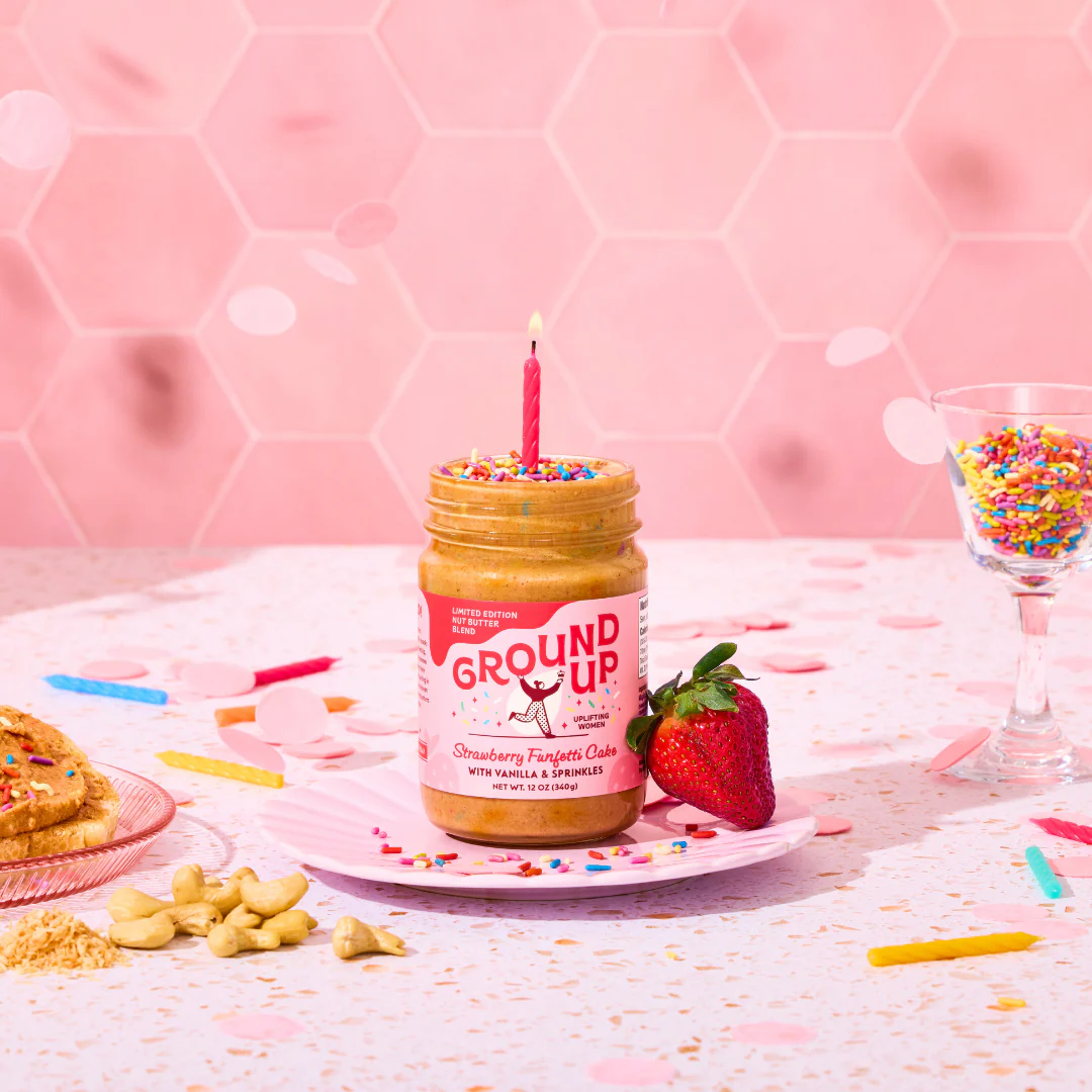 Strawberry Funfetti Cake Nut Butter - Image 3
